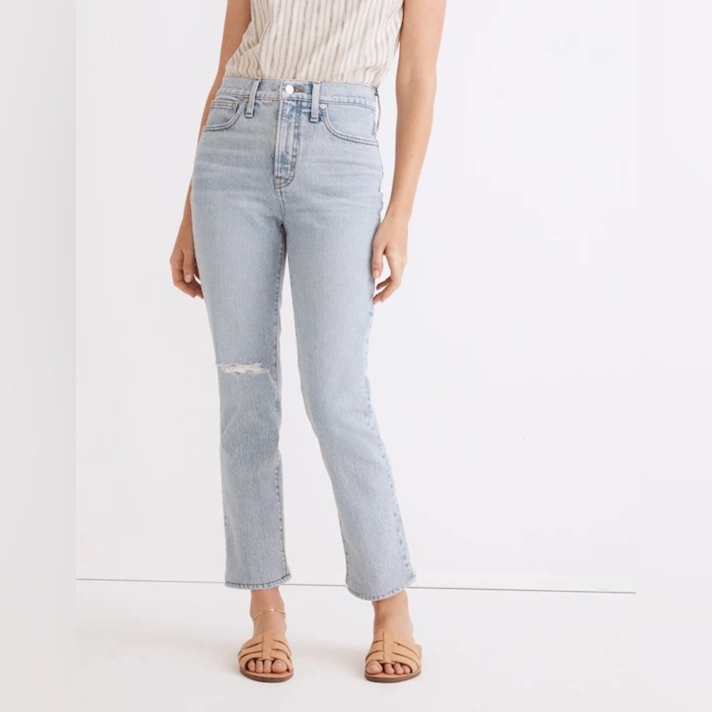 Madewell The Perfect Vintage Crop Jean in Sudbury Wash
